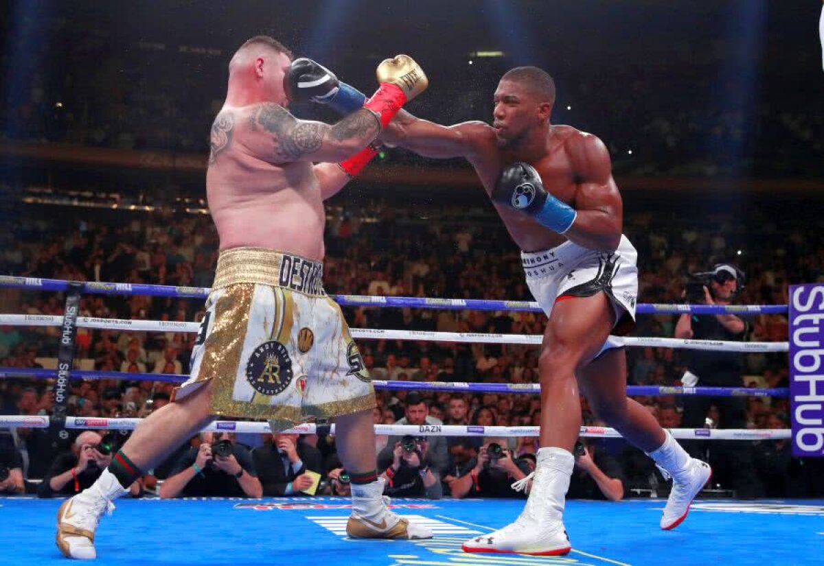 VIDEO+FOTO Surpriză uriașă la categoria grea! Andy Ruiz jr. a șocat lumea boxului și l-a învins pe Anthony Joshua