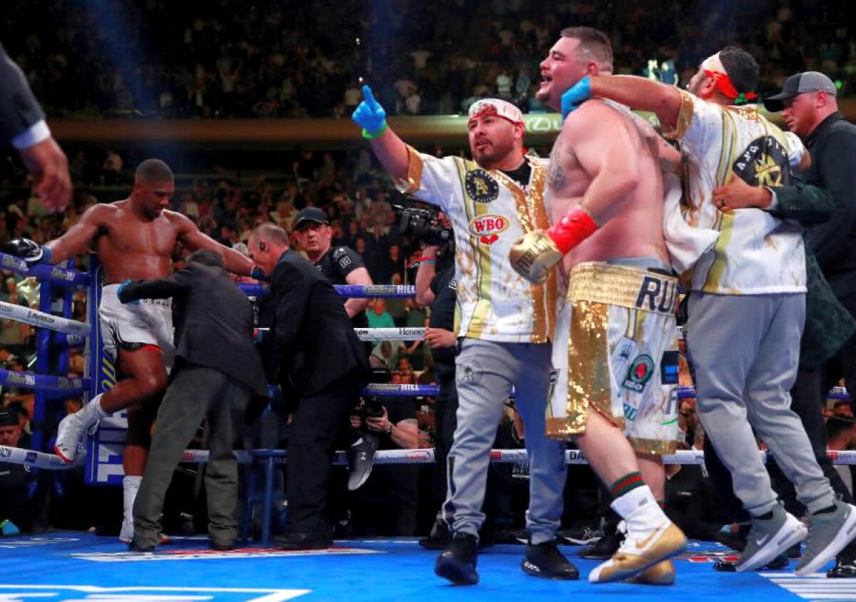 VIDEO+FOTO Surpriză uriașă la categoria grea! Andy Ruiz jr. a șocat lumea boxului și l-a învins pe Anthony Joshua