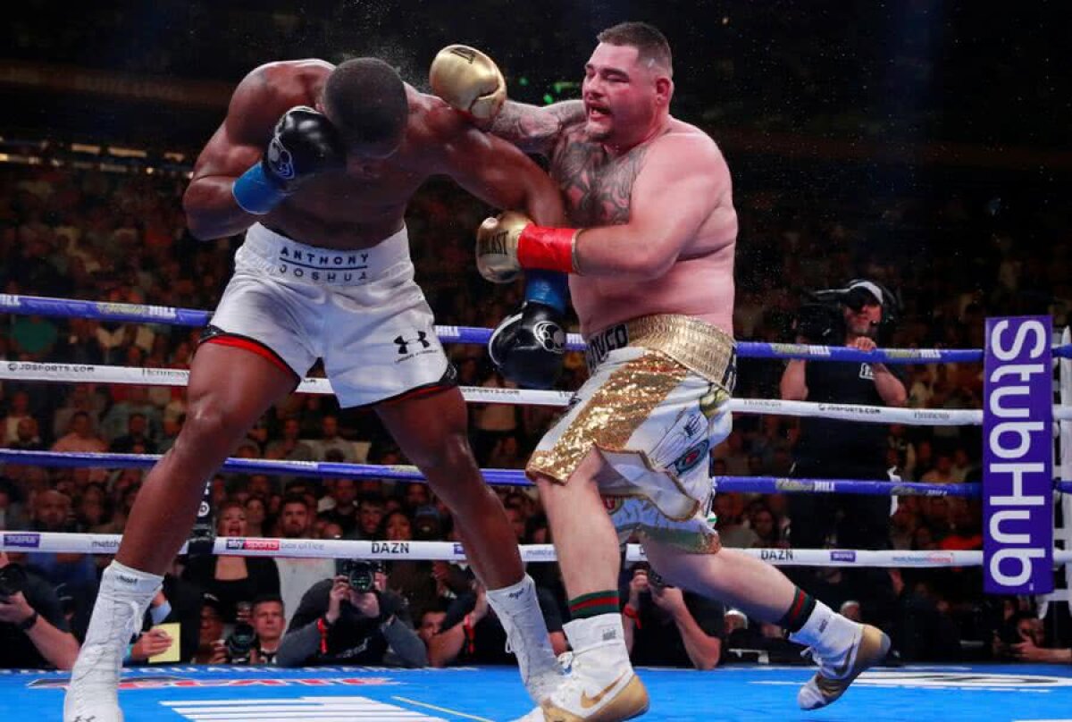 VIDEO+FOTO Surpriză uriașă la categoria grea! Andy Ruiz jr. a șocat lumea boxului și l-a învins pe Anthony Joshua