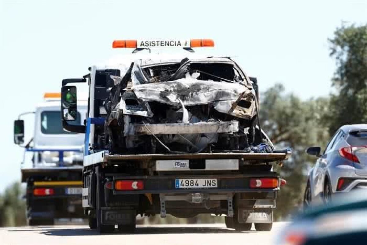VIDEO+FOTO Detalii despre șocantul accident în care a murit Jose Antonio Reyes » Mașina s-a transformat într-o minge de foc la 200 km/h!