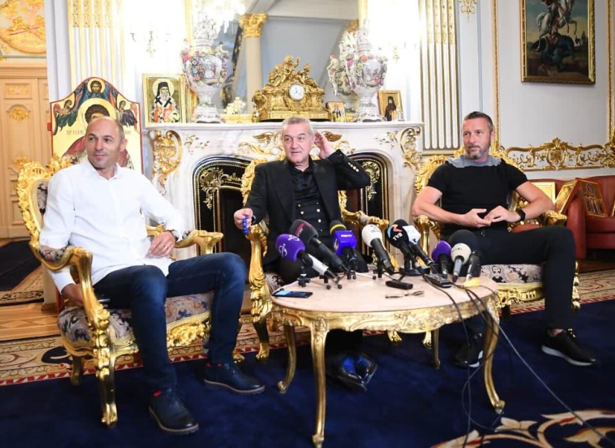 VIDEO+FOTO Bogdan Andone, prezentat azi la FCSB! Gigi Becali: „Dacă sapă via și îmi dă vin bun, îi sărut mâna! Dacă nu, vine patronul și dă bătaie”