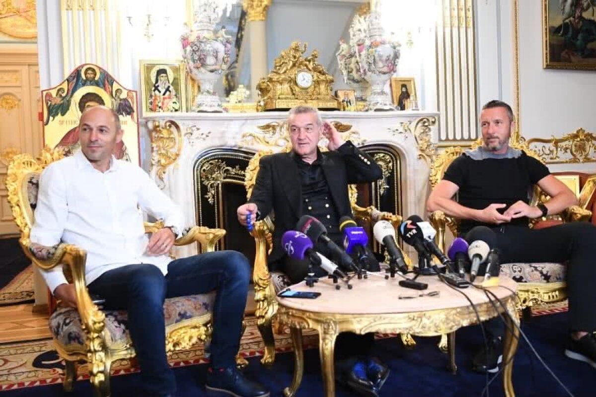 VIDEO+FOTO Bogdan Andone, prezentat azi la FCSB! Gigi Becali: „Dacă sapă via și îmi dă vin bun, îi sărut mâna! Dacă nu, vine patronul și dă bătaie”