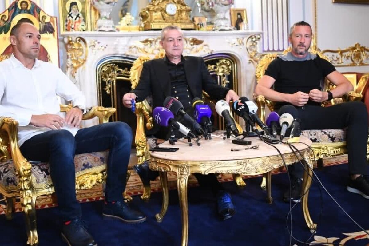 VIDEO+FOTO Bogdan Andone, prezentat azi la FCSB! Gigi Becali: „Dacă sapă via și îmi dă vin bun, îi sărut mâna! Dacă nu, vine patronul și dă bătaie”