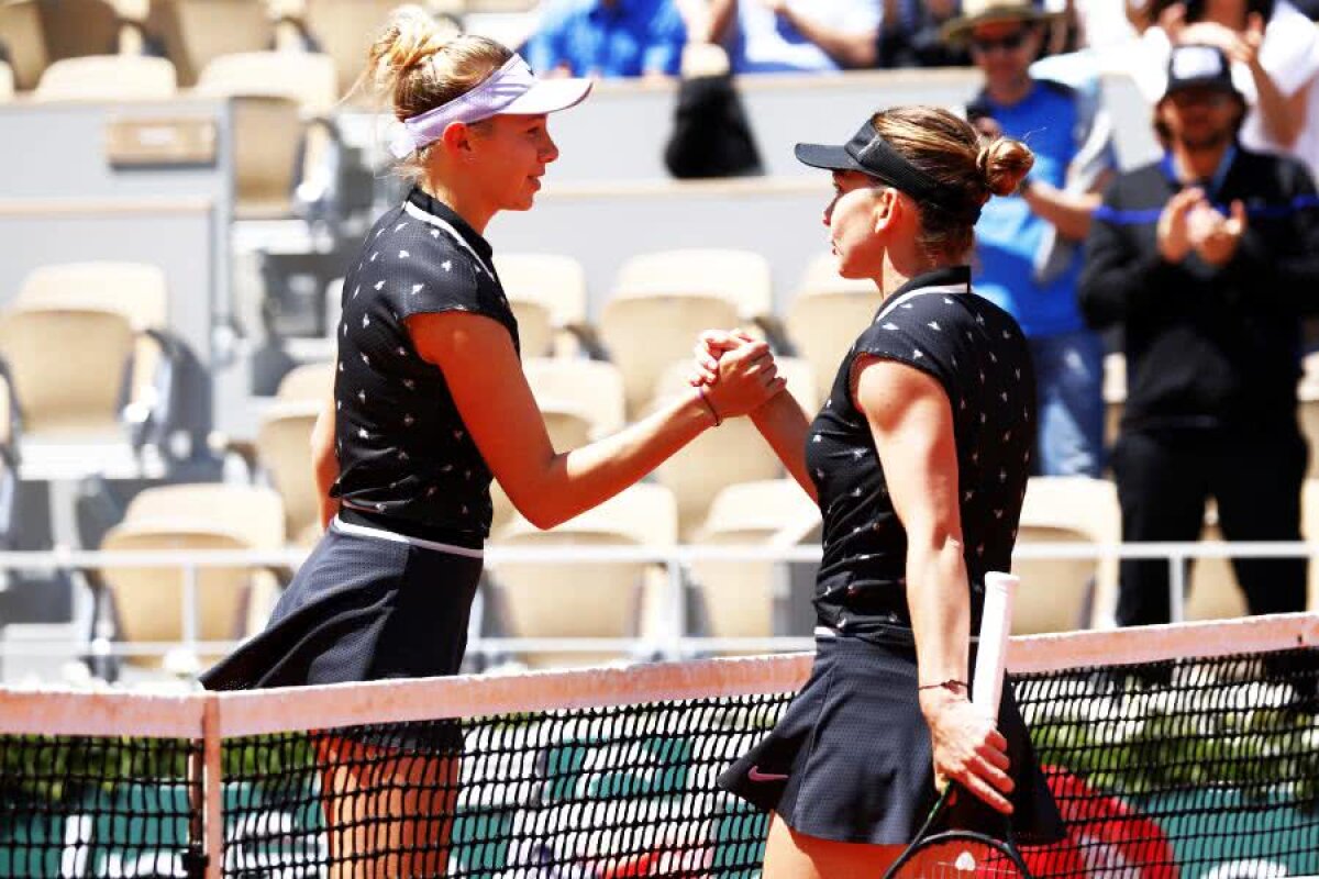 SIMONA HALEP - AMANDA ANISIMOVA 2-6, 4-6 // VIDEO+FOTO ANIHILATĂ! Simona Halep, eliminată în sferturi la Roland Garros, după un meci în care a fost dominată de Anisimova