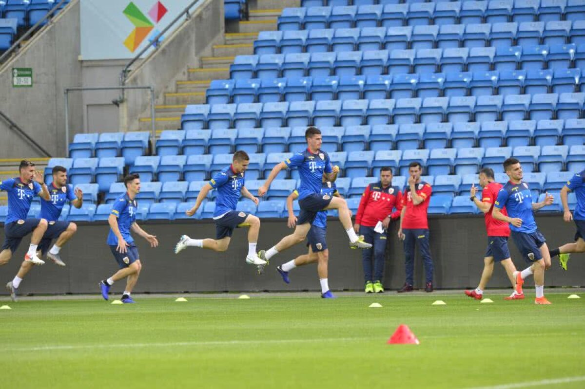 NORVEGIA - ROMÂNIA, PRELIMINARII EURO 2020 // VIDEO + FOTO Ploaie torențială la antrenamentul oficial al „tricolorilor”