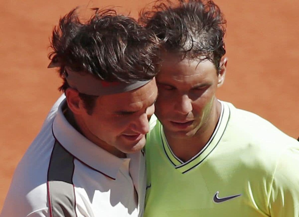 ROLAND GARROS // Rafael Nadal victorie în trei seturi cu Roger Federer! S-a calificat în a 12-a finala la Roland Garros