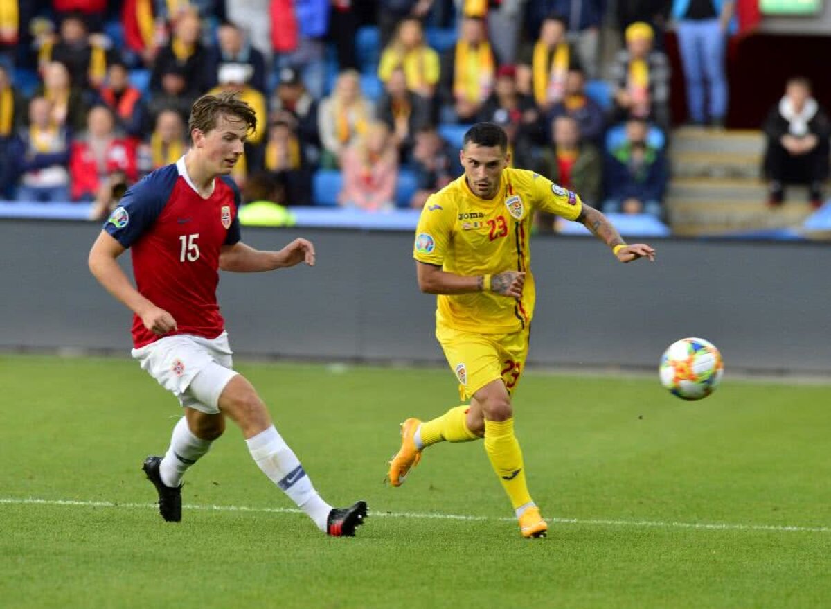 NORVEGIA - ROMÂNIA 2-2 // Era să Ødămdegaard! România a scos în prelungiri un egal, după ce a fost boxată bine 70 de minute! CLASAMENT și rezultate AICI