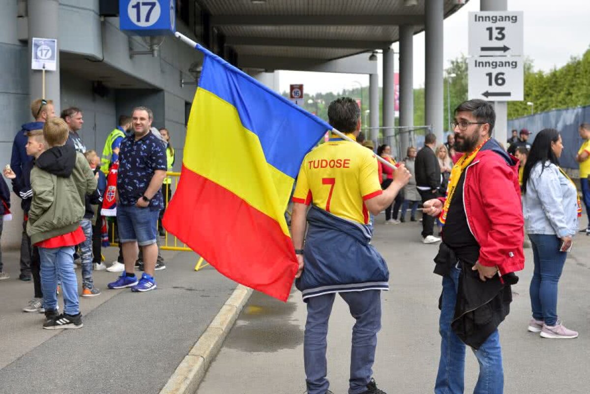 NORVEGIA - ROMÂNIA // GALERIE FOTO Cea mai frumoasă apariție de pe Ullevaal Stadium: cine a întors toate privirile la Oslo