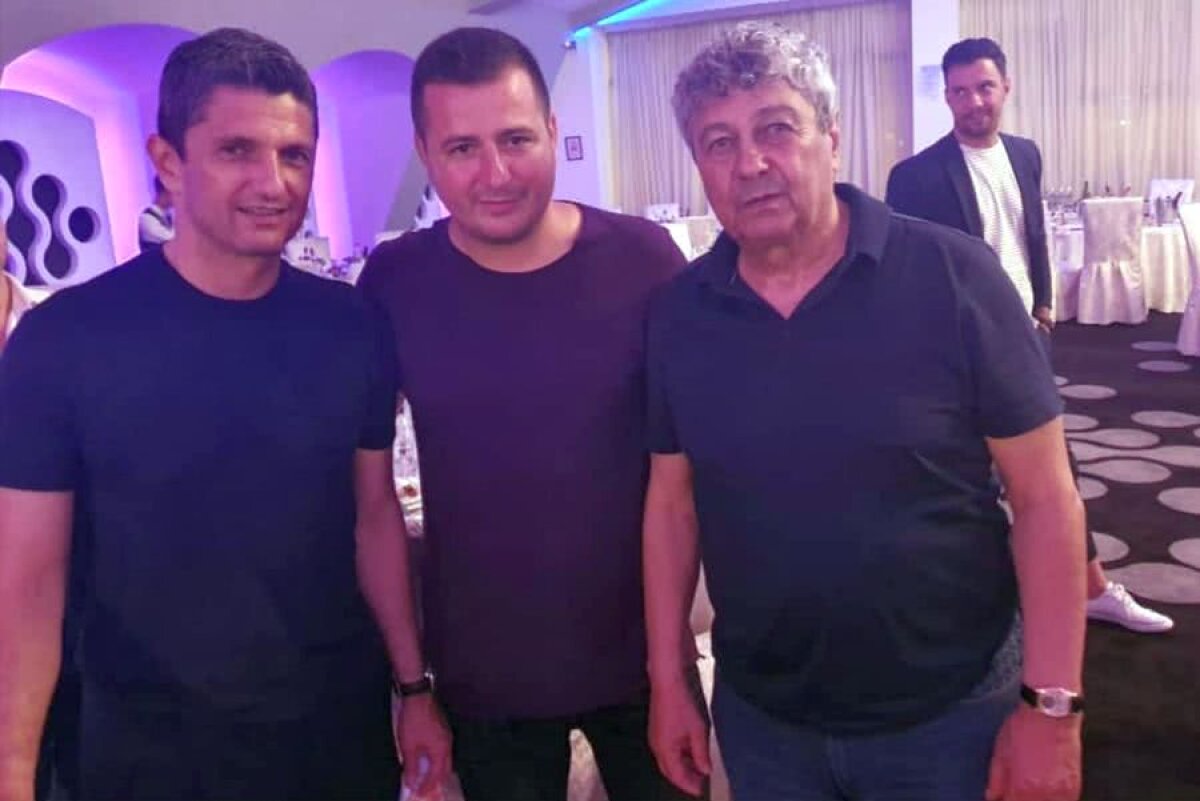 NORVEGIA - ROMÂNIA 2-2 // FOTO EXCLUSIV În frunte cu Răzvan și Mircea Lucescu, legendele lui Dinamo și Rapid au urmărit remiza naționalei dintr-un local de fițe: „Mai mult curaj, băieți!”
