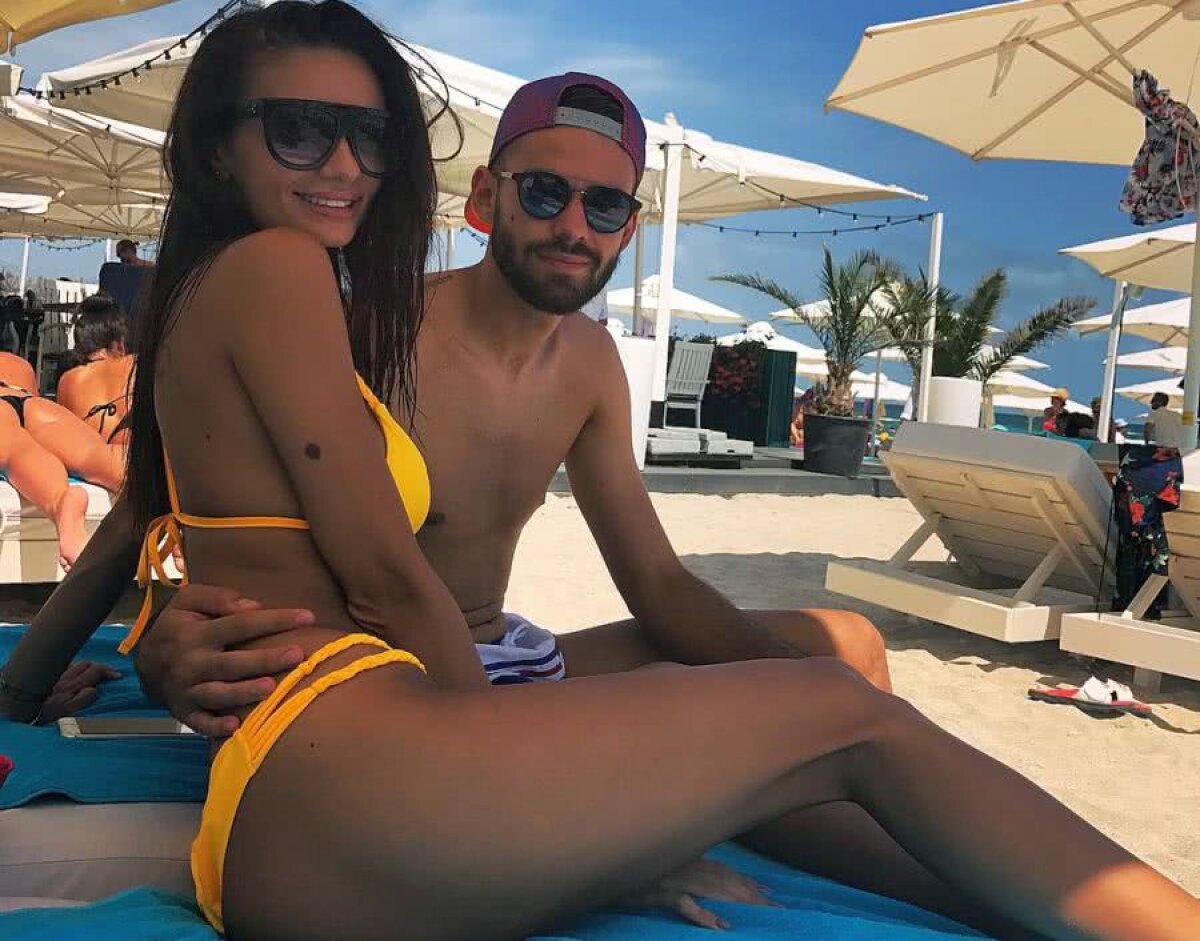 GALERIE FOTO Bogdan Țîru, vacanță cu iubita după ce a câștigat Cupa României! Marina face ravagii pe Instagram