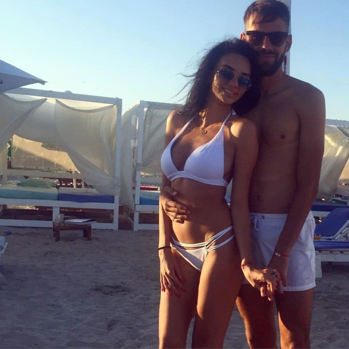 GALERIE FOTO Bogdan Țîru, vacanță cu iubita după ce a câștigat Cupa României! Marina face ravagii pe Instagram