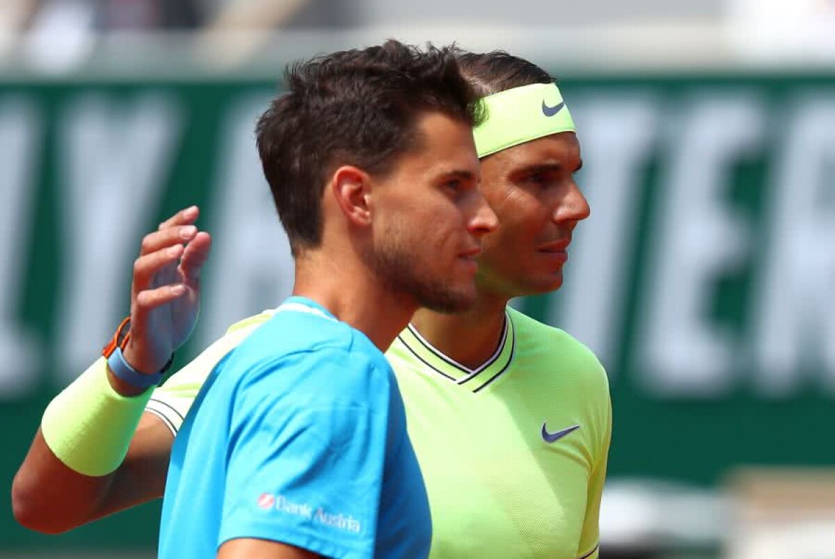 FINALA MASCULINĂ DE LA ROLAND GARROS: DOMINIC THIEM - RAFAEL NADAL 3-6, 7-5, 1-6, 1-6 » VIDEO+FOTO Rafa își păstrează coroana la Paris