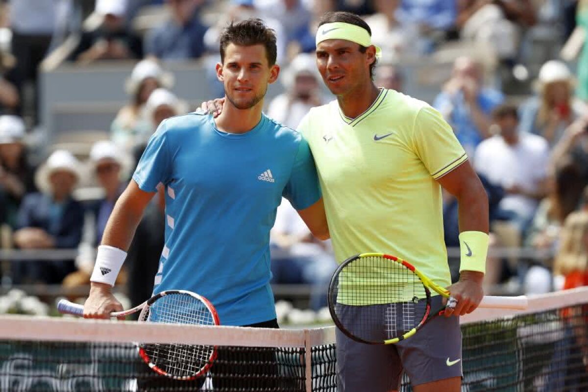 FINALA MASCULINĂ DE LA ROLAND GARROS: DOMINIC THIEM - RAFAEL NADAL 3-6, 7-5, 1-6, 1-6 » VIDEO+FOTO Rafa își păstrează coroana la Paris