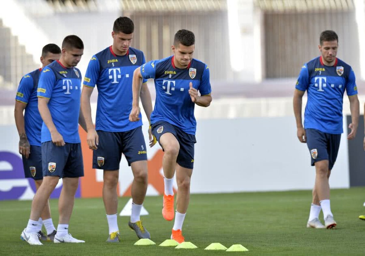 MALTA - ROMÂNIA // VIDEO+FOTO Imagini de la antrenamentul de azi al „tricolorilor” » Cosmin Contra s-a băgat la „5 contra 2” cu elevii săi