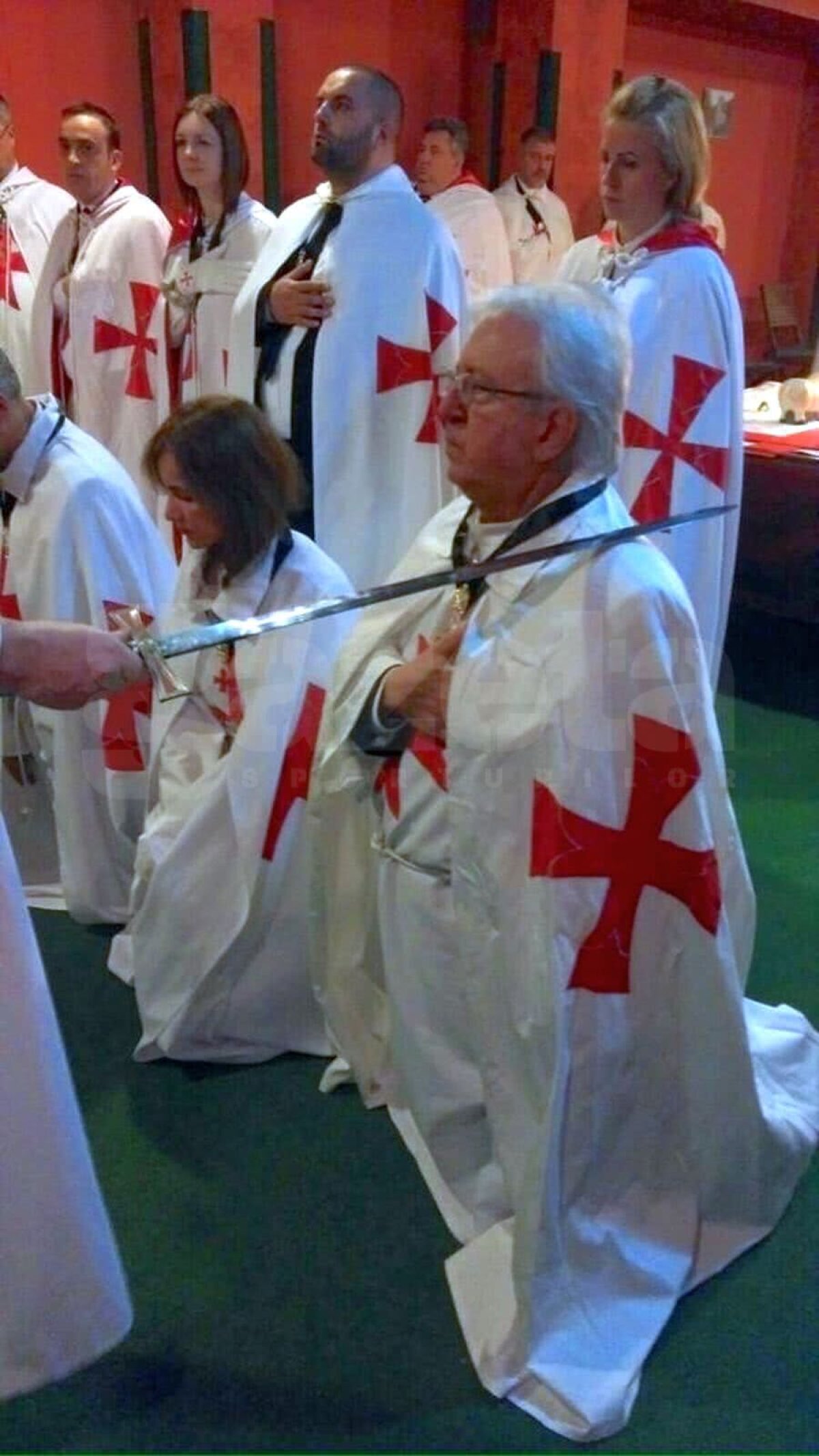 EXCLUSIV / FOTO Marcel Popescu, președintele lui CSU Craiova, este Cavaler de Malta! Fotografie-document de la învestire