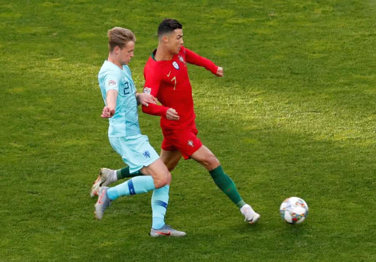 FINALĂ LIGA NAȚIUNILOR // VIDEO+FOTO Portugalia - Olanda 1-0 » Regii lusitani: Ronaldo și compatrioții lui domină Europa