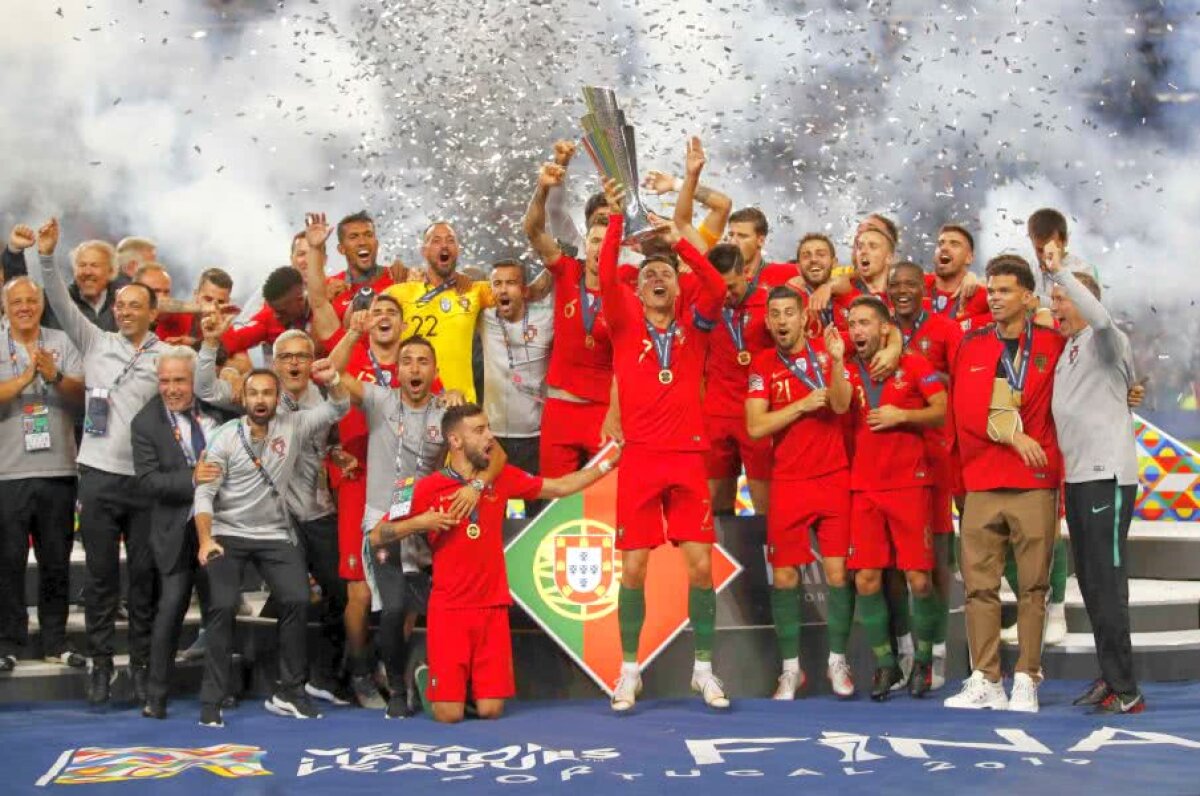 FINALĂ LIGA NAȚIUNILOR // VIDEO+FOTO Portugalia - Olanda 1-0 » Regii lusitani: Ronaldo și compatrioții lui domină Europa