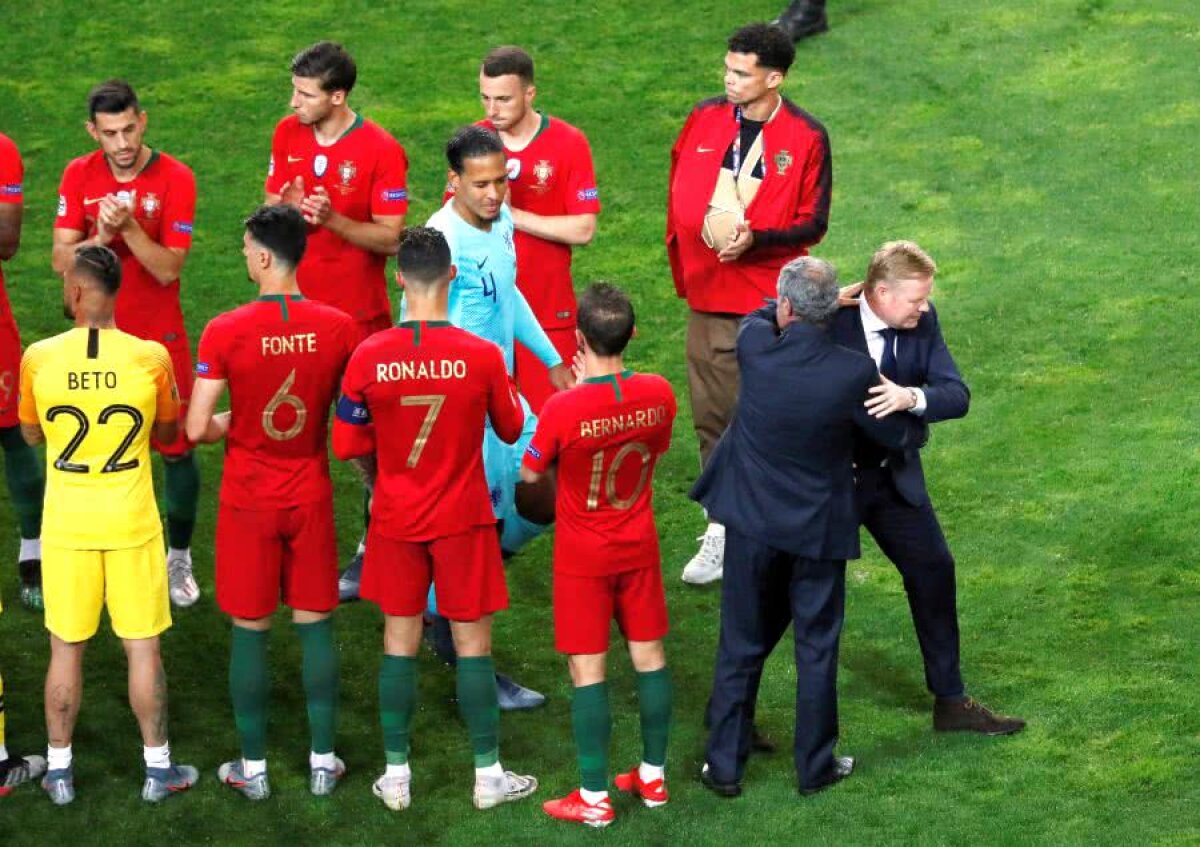FINALĂ LIGA NAȚIUNILOR // VIDEO+FOTO Portugalia - Olanda 1-0 » Regii lusitani: Ronaldo și compatrioții lui domină Europa