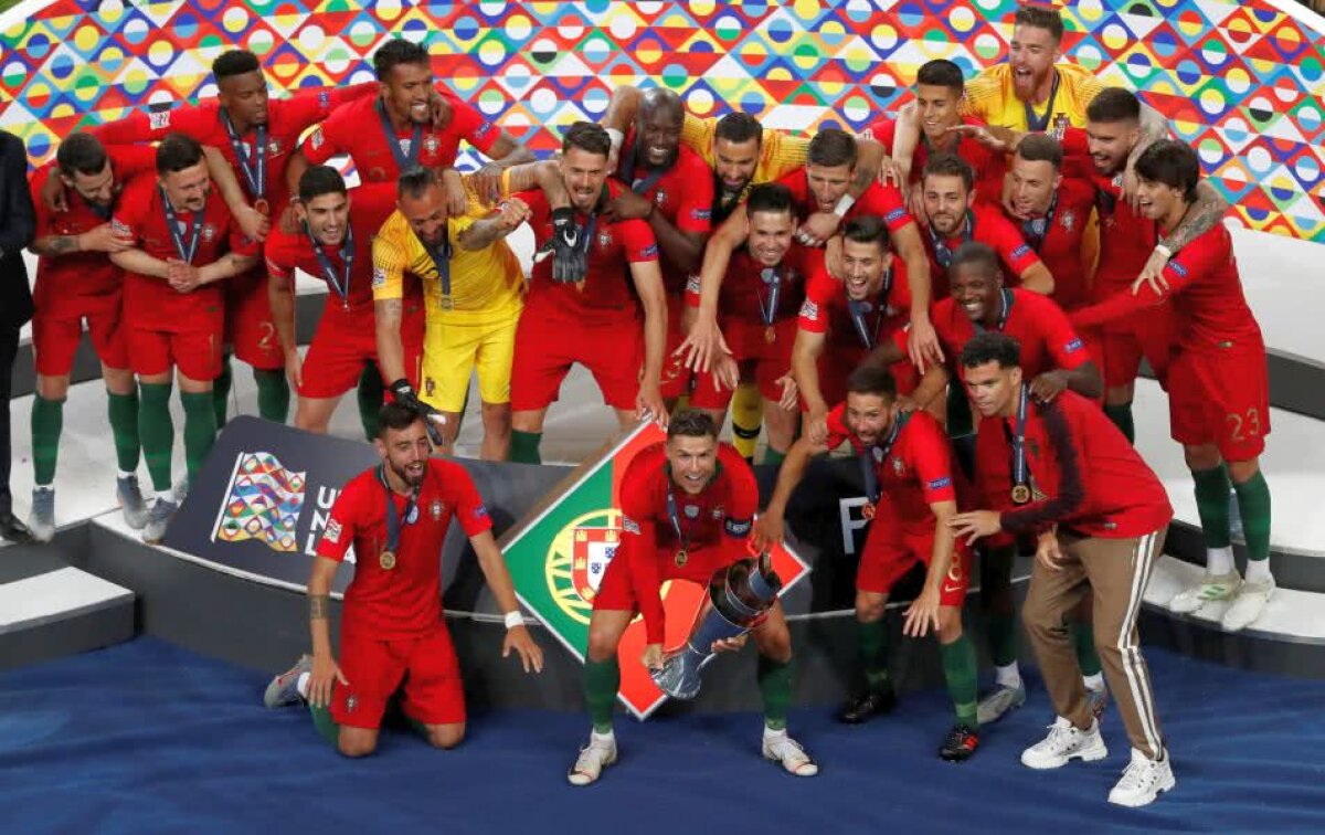 FINALĂ LIGA NAȚIUNILOR // VIDEO+FOTO Portugalia - Olanda 1-0 » Regii lusitani: Ronaldo și compatrioții lui domină Europa