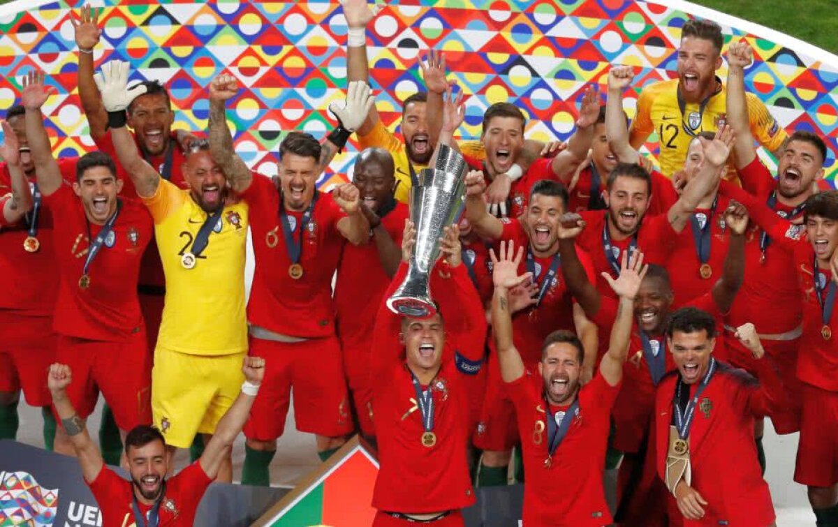 FINALĂ LIGA NAȚIUNILOR // VIDEO+FOTO Portugalia - Olanda 1-0 » Regii lusitani: Ronaldo și compatrioții lui domină Europa