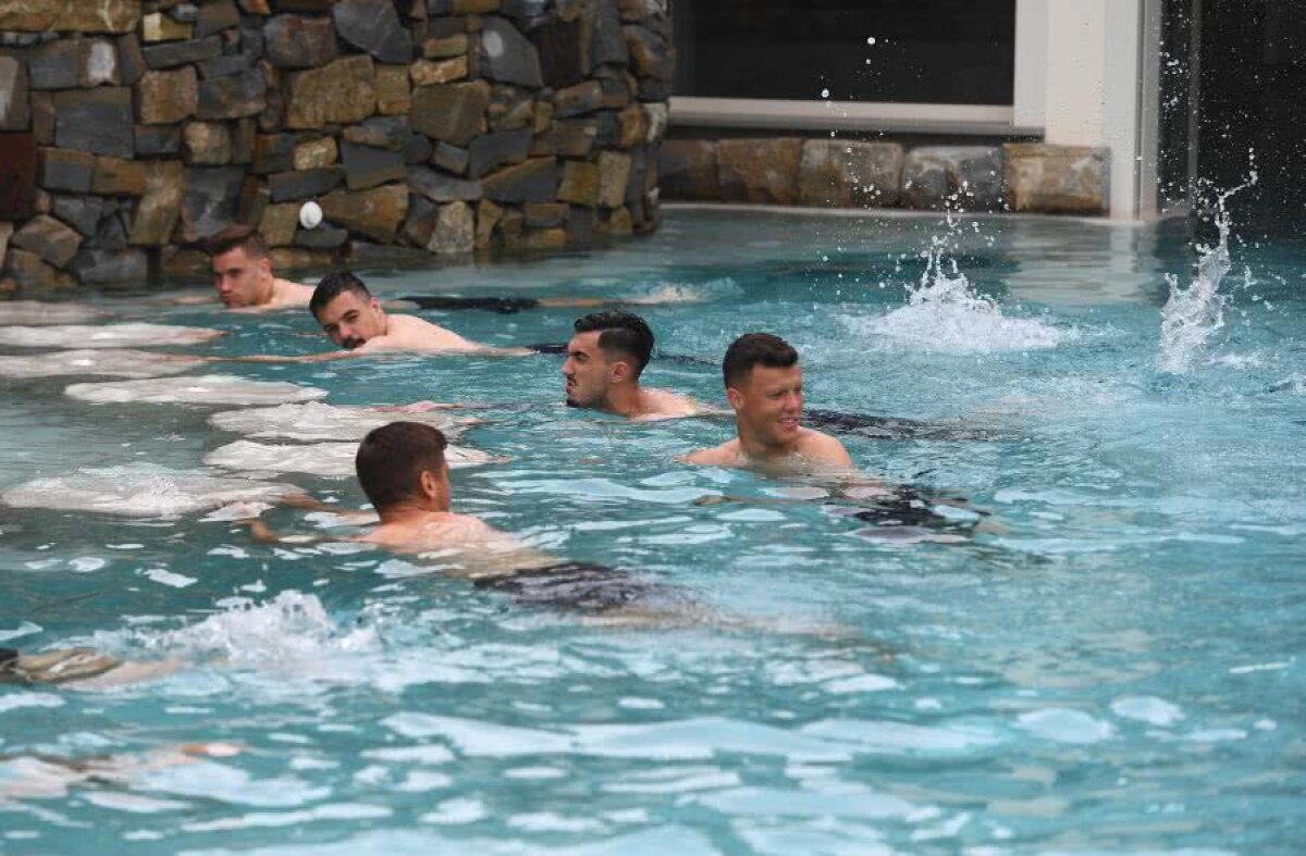 ROMÂNIA U21 // VIDEO+FOTO  „Tricolorii” au făcut ture în piscină » Rădoi: „Gata, v-a luat semnalul?” :D