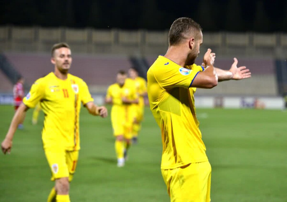 MALTA - ROMÂNIA 0-4 // VIDEO+FOTO Suedia, venim! România învinge fără emoții Malta, 4-0, și suntem în cărți pentru calificarea la EURO 2020