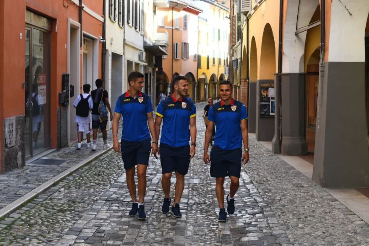 FOTO „Tricolorii mici”, plimbare prin Cesena » Mirel Rădoi află în această noapte dacă Ionuț Nedelcearu merge la Euro 2019