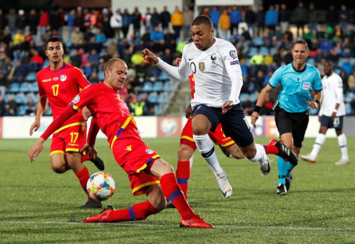 Andorra - Franța 0-4 // KM 100: Kylian Mbappe e mai tare ca Messi, Ronaldo și Cristiano! Fenomenul fotbalului mondial a ajuns la 100 de goluri 