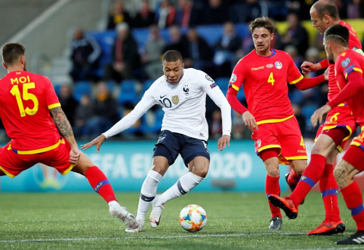 Andorra - Franța 0-4 // KM 100: Kylian Mbappe e mai tare ca Messi, Ronaldo și Cristiano! Fenomenul fotbalului mondial a ajuns la 100 de goluri 