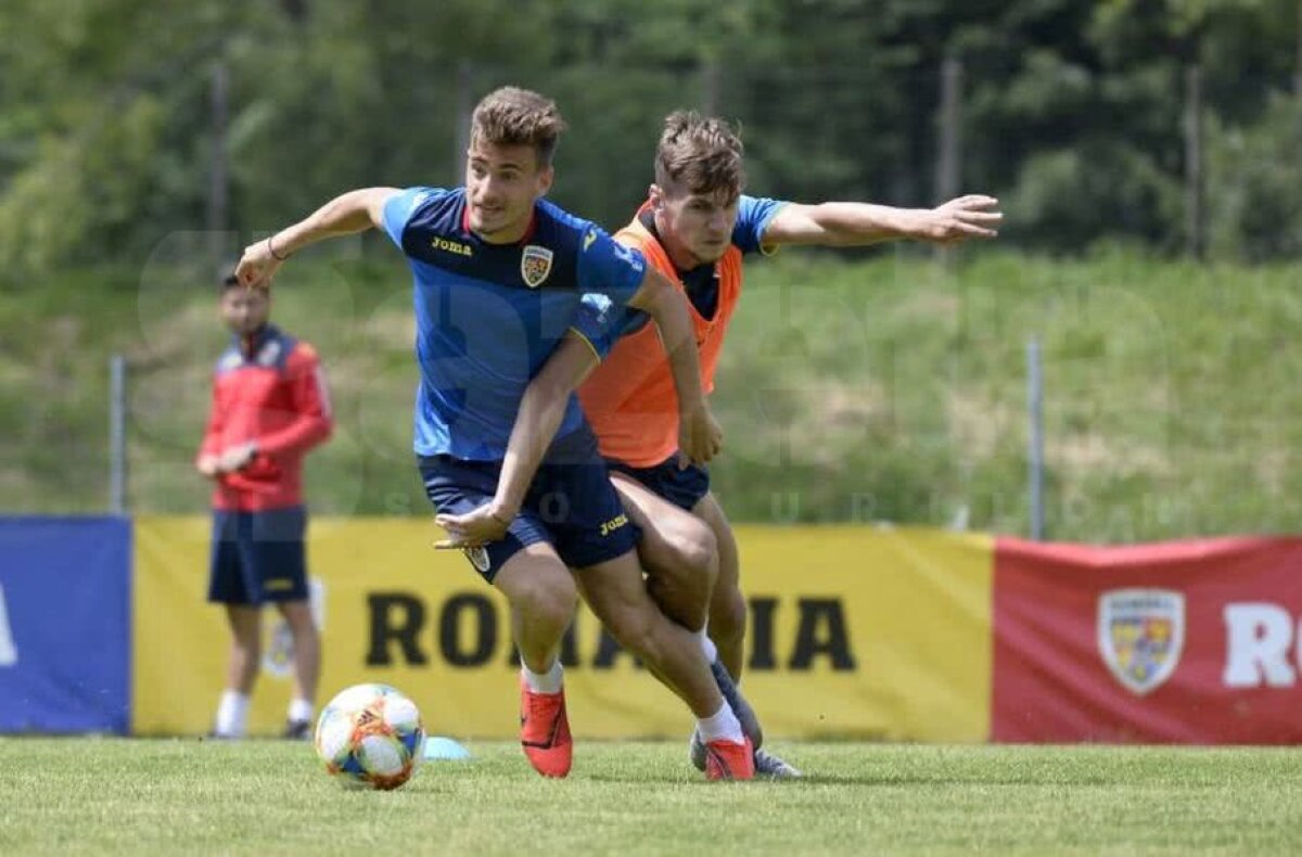 ROMÂNIA U21 // VIDEO + FOTO Imagini spectaculoase din cantonamentul României: antrenament filmat cu drona + cine nu s-a pregătit azi