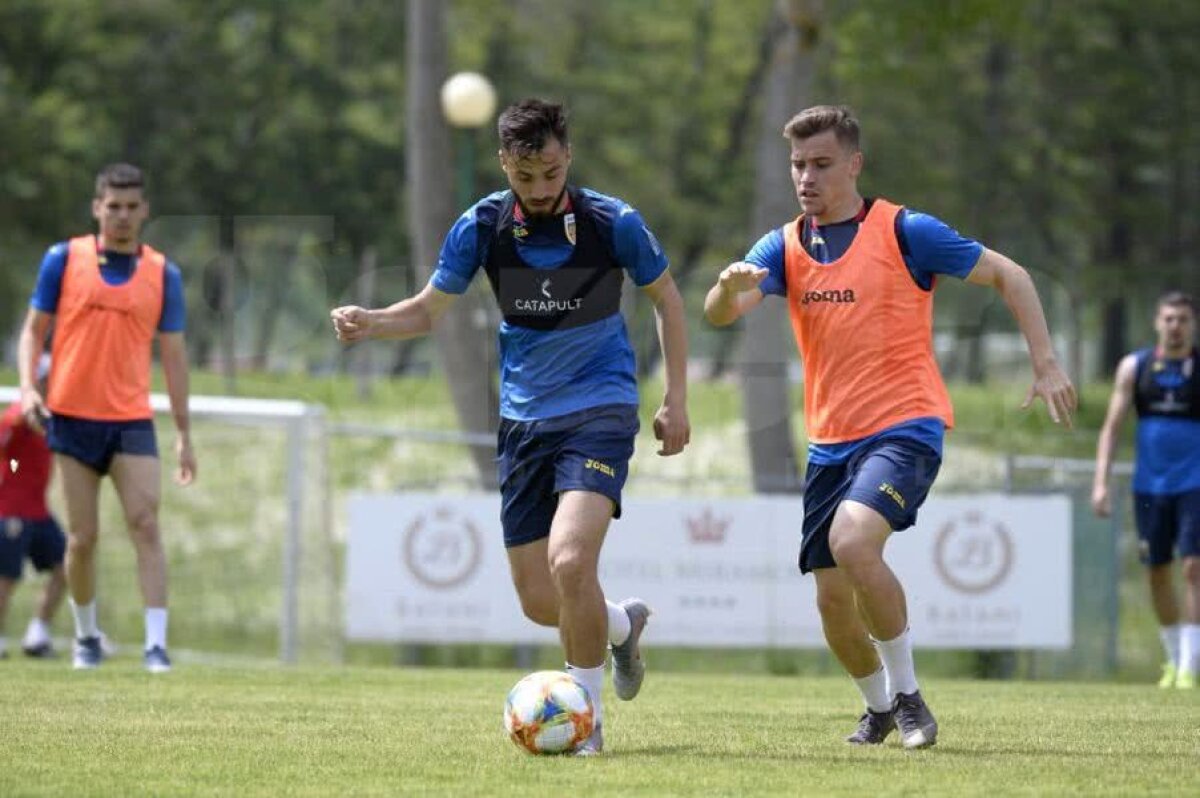 ROMÂNIA U21 // VIDEO + FOTO Imagini spectaculoase din cantonamentul României: antrenament filmat cu drona + cine nu s-a pregătit azi