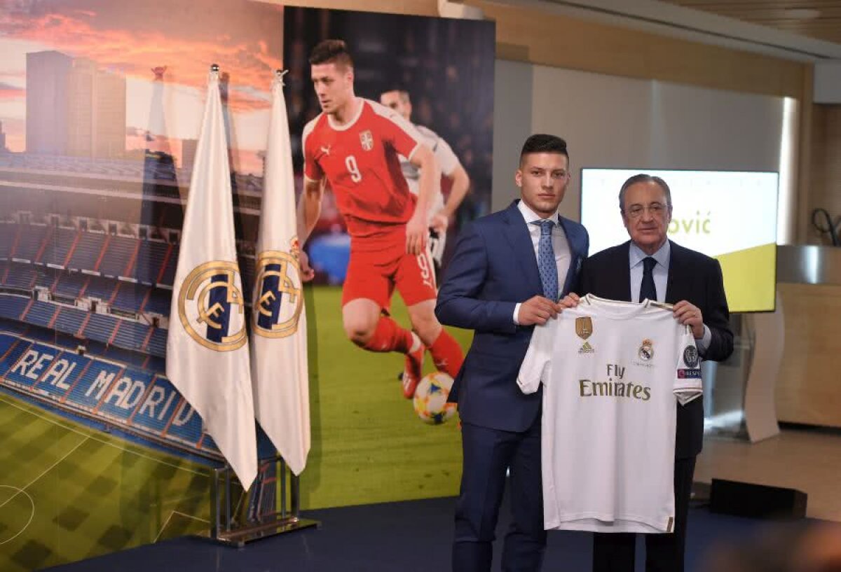 VIDEO + FOTO Luka Jovic a fost prezentat azi la Real Madrid: „Sunt  cel mai fericit! De mic eram fanul clubului”