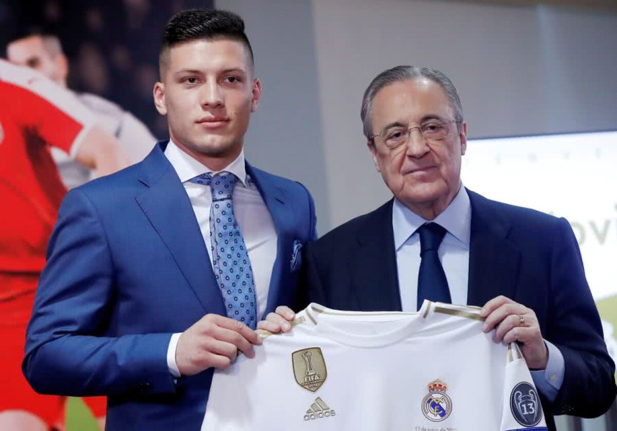 VIDEO + FOTO Luka Jovic a fost prezentat azi la Real Madrid: „Sunt  cel mai fericit! De mic eram fanul clubului”