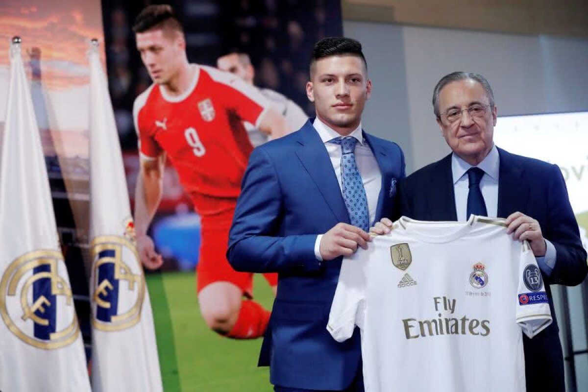 VIDEO + FOTO Luka Jovic a fost prezentat azi la Real Madrid: „Sunt  cel mai fericit! De mic eram fanul clubului”