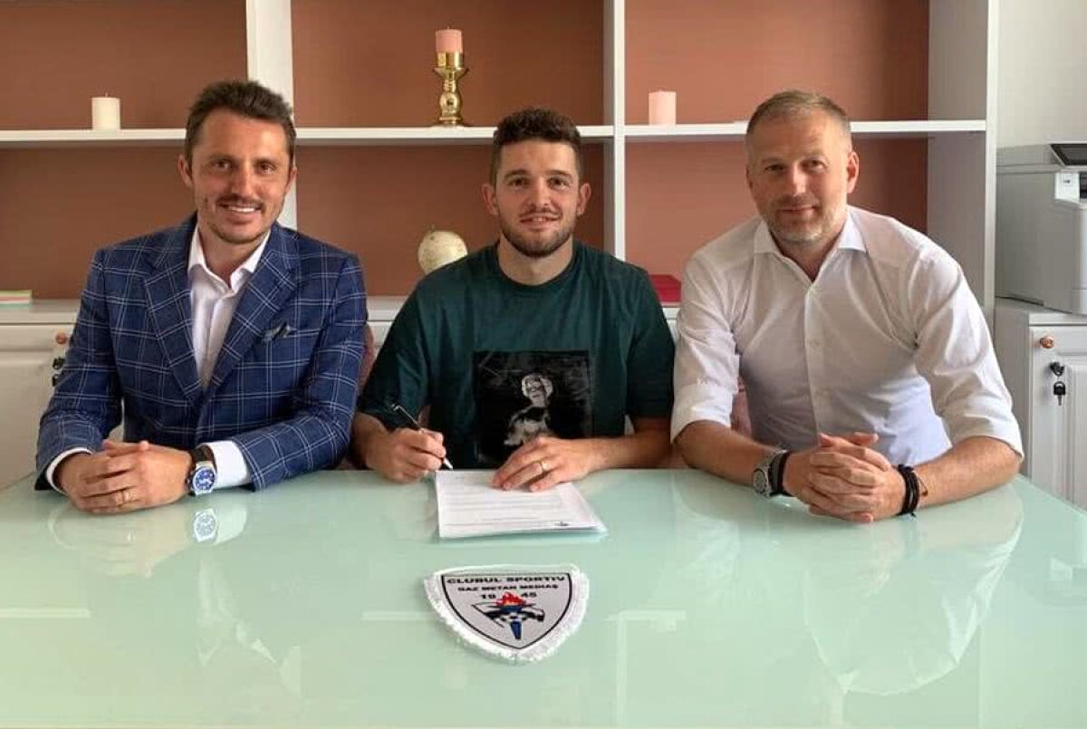 TRANSFER OFICIAL Gaz Metan a semnat cu Sergiu Buș, atacant dorit și de Dinamo