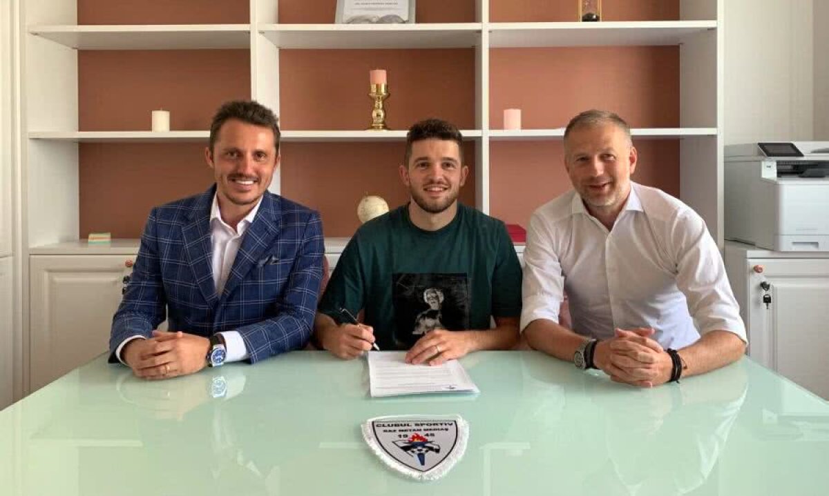 TRANSFER OFICIAL Gaz Metan a semnat cu Sergiu Buș, atacant dorit și de Dinamo