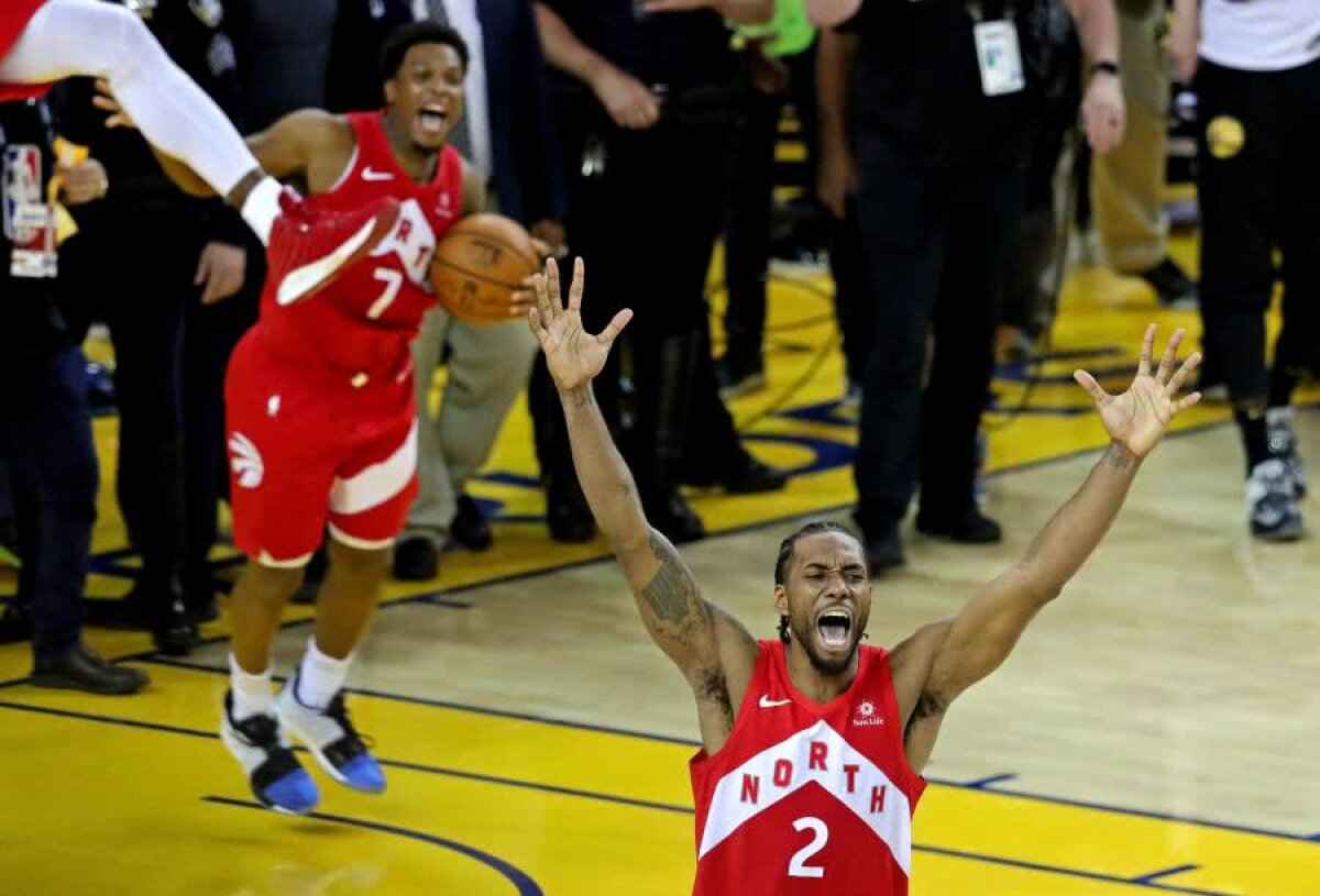 VIDEO+FOTO The King in the North » Kawhi Leonard conduce Toronto Raptors spre primul titlu NBA din istorie, după o finală agitată cu Golden State Warriors