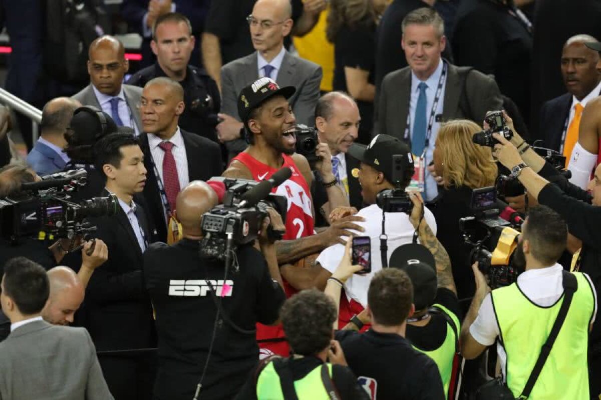 VIDEO+FOTO The King in the North » Kawhi Leonard conduce Toronto Raptors spre primul titlu NBA din istorie, după o finală agitată cu Golden State Warriors