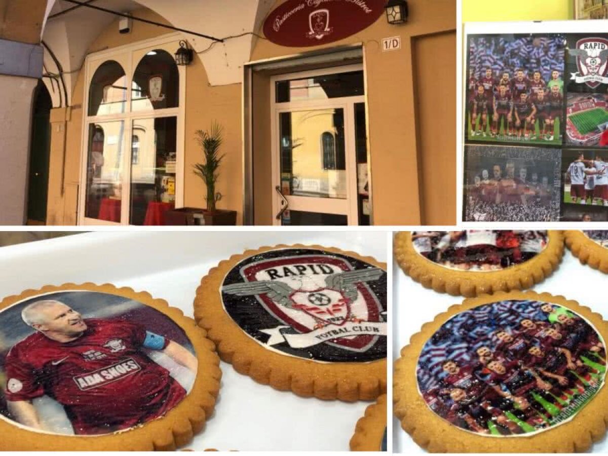VIDEO+FOTO Rapidiștii chiar sunt peste tot acasă! Reportaj din Italia, cu un lanț de patiserii dedicate Rapidului: „I-am dat numele acestei echipe pentru că se vorbea urât despre români”