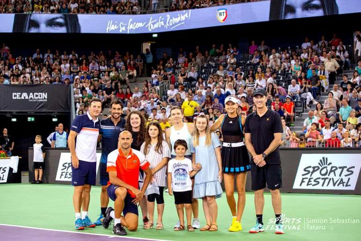 Simona Halep, Darren Cahill și Marius Copil au făcut spectacol la Sports Festival, în Cluj: „M-am simțit extraordinar, nu am râs în toată cariera mea cât am râs aici!”