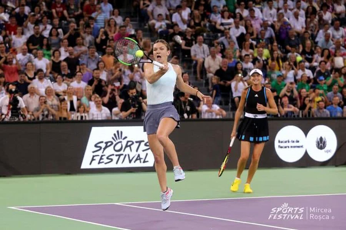 Simona Halep, Darren Cahill și Marius Copil au făcut spectacol la Sports Festival, în Cluj: „M-am simțit extraordinar, nu am râs în toată cariera mea cât am râs aici!”