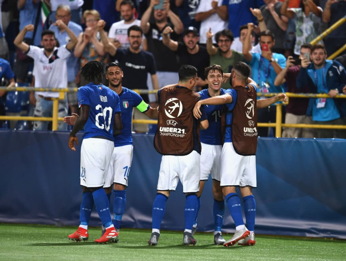 EURO 2019 // VIDEO Italia U21 câștigă derby-ul grupei A în fața Spaniei U21, scor 3-1!