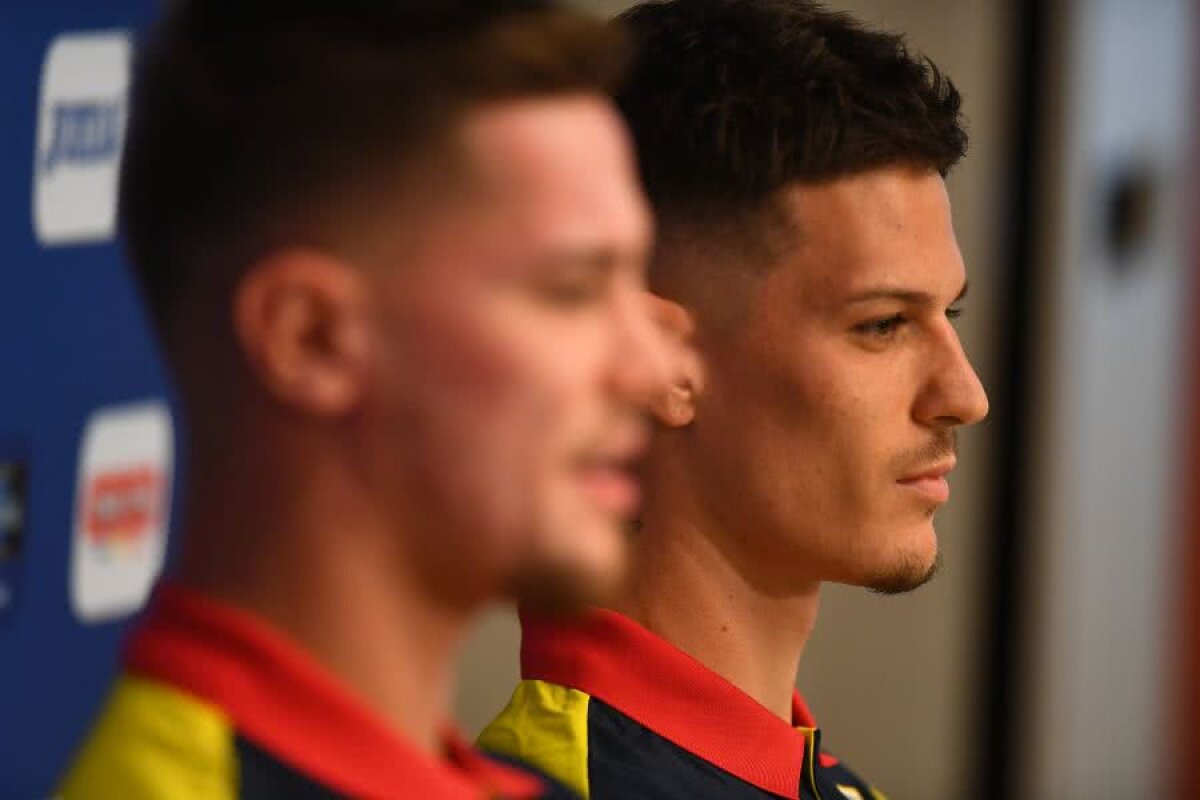 ROMÂNIA U21 // VIDEO+FOTO Ricardo Grigore și Dennis Man la conferință » „Am stat cu telefonul lângă mine, nici n-am plecat în vacanță, au fost zile stresante!”