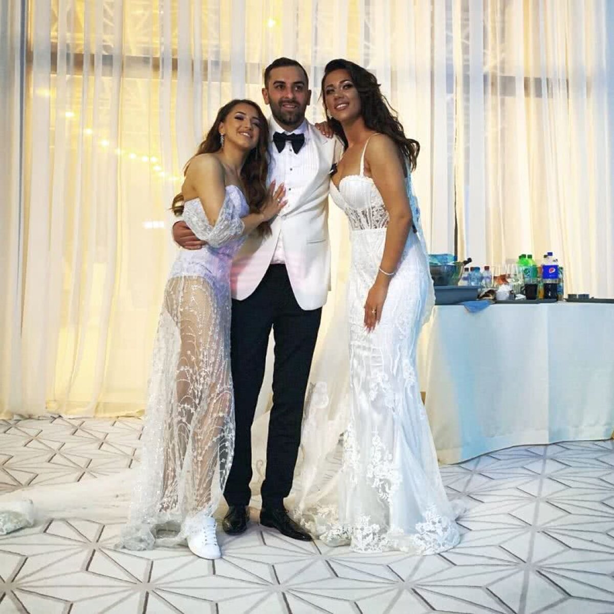 FOTO Gimnasta Larisa Iordache, apariție de senzație la nunta fratelui ei » A atras toate privirile într-o rochie transparentă