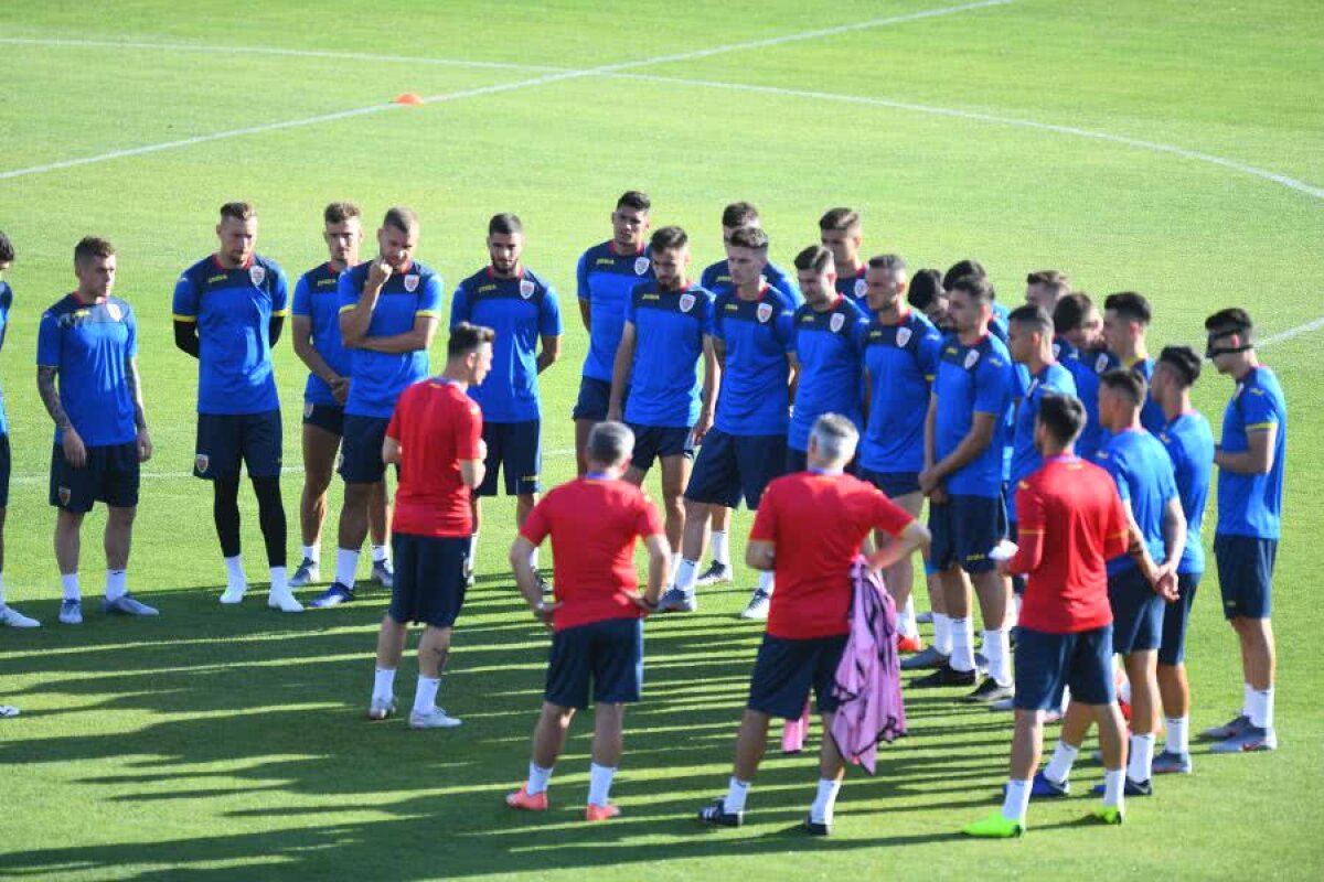 ROMÂNIA U21 - CROAȚIA U21 // VIDEO+FOTO „Tricolorii” au efectuat antrenamentul oficial » Mirel Rădoi a pus la punct ultimele detalii