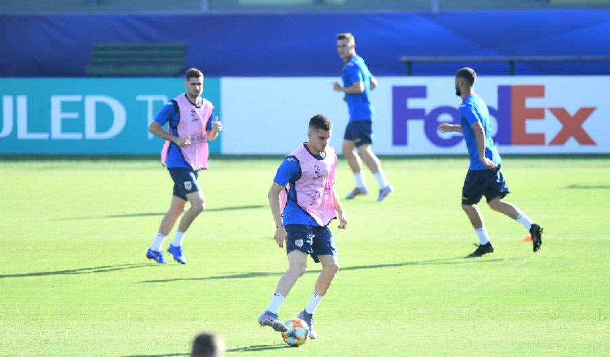 ROMÂNIA U21 - CROAȚIA U21 // VIDEO+FOTO „Tricolorii” au efectuat antrenamentul oficial » Mirel Rădoi a pus la punct ultimele detalii