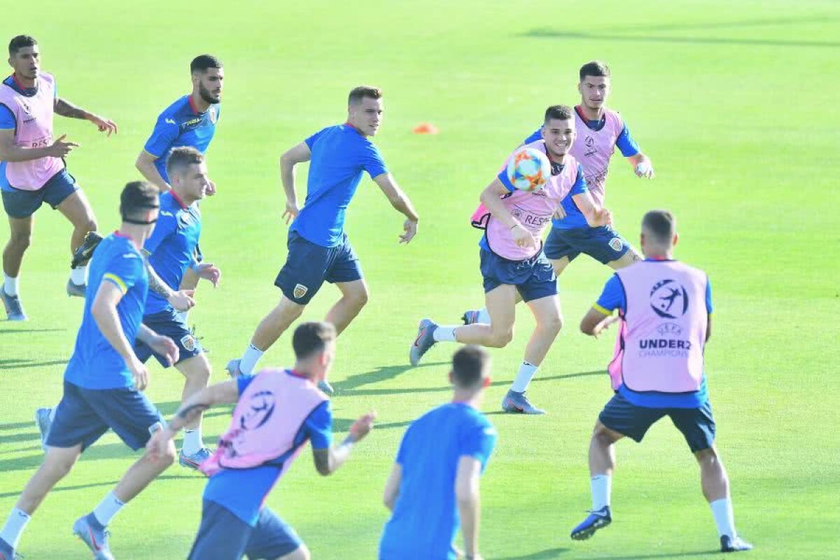 ROMÂNIA U21 - CROAȚIA U21 // VIDEO+FOTO „Tricolorii” au efectuat antrenamentul oficial » Mirel Rădoi a pus la punct ultimele detalii