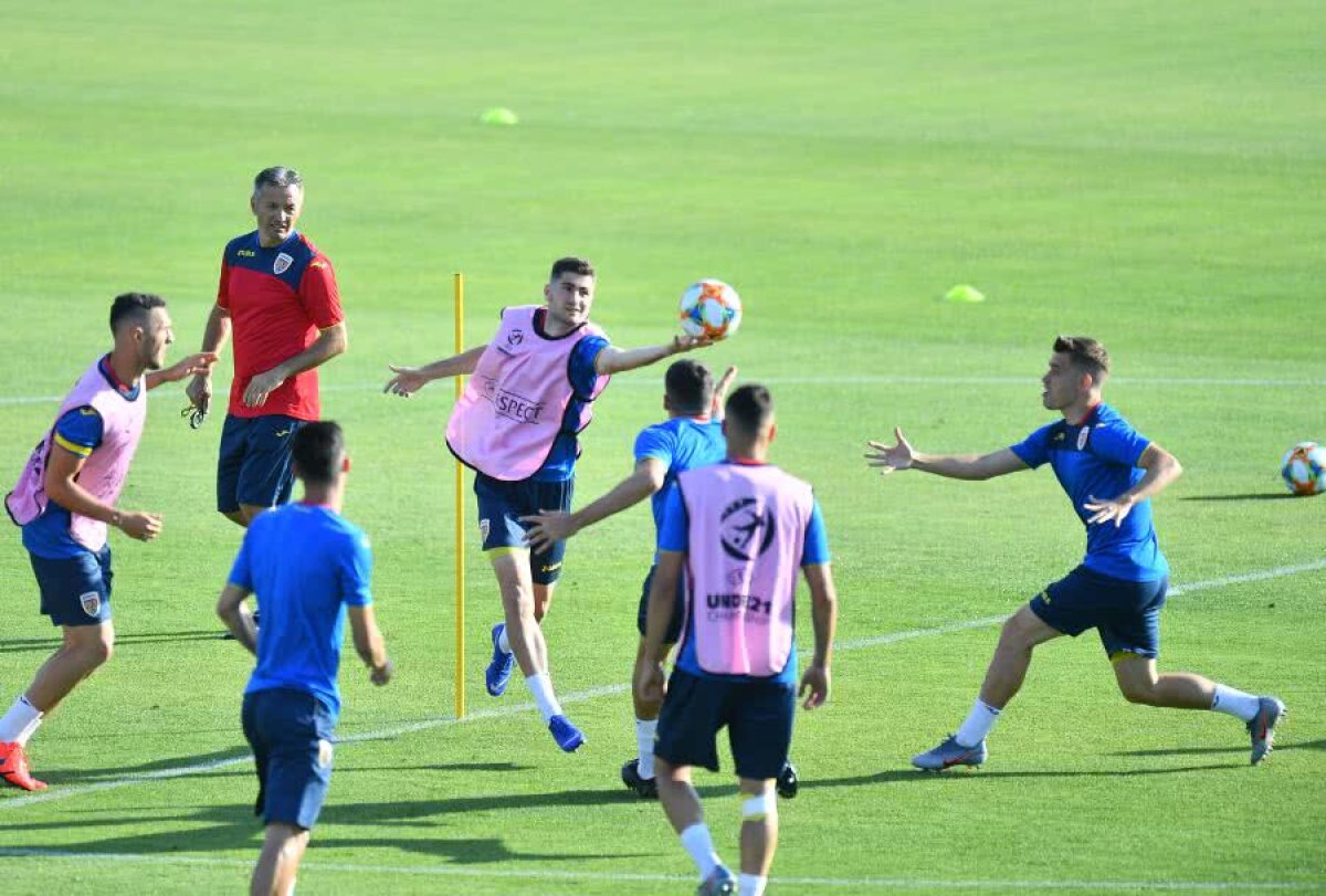 ROMÂNIA U21 - CROAȚIA U21 // VIDEO+FOTO „Tricolorii” au efectuat antrenamentul oficial » Mirel Rădoi a pus la punct ultimele detalii