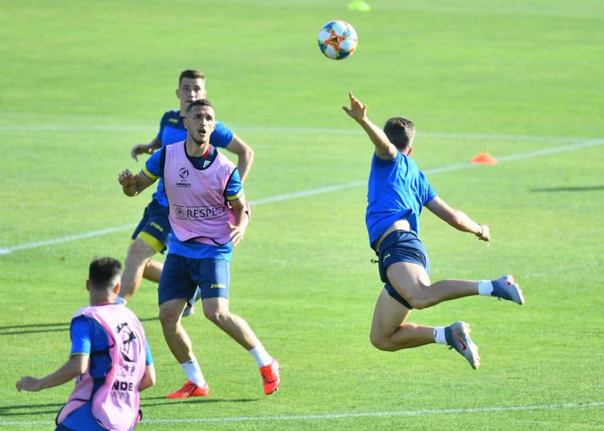ROMÂNIA U21 - CROAȚIA U21 // VIDEO+FOTO „Tricolorii” au efectuat antrenamentul oficial » Mirel Rădoi a pus la punct ultimele detalii