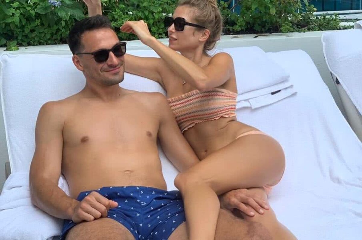 FOTO Relaxare înainte de transfer » Mats Hummels se bucură cu soția de plajă înainte de revenirea la Dortmund